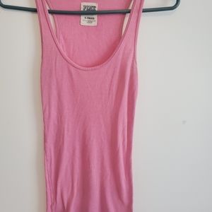 Pink razorback tank